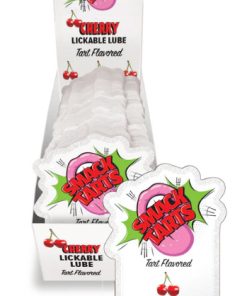 SMACK LICKABLE MASSAGE OIL 36 PC DISPLAY SOUR CHERRY