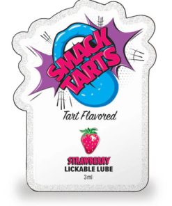 SMACK TARTS POUCH SOUR STRAWBERRY LICKABLE LUBE FILLED POUCH