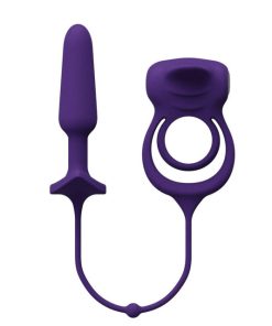 VEDO HUMPER RECHARG/ DUAL C-RING W/PLUG PURPLE
