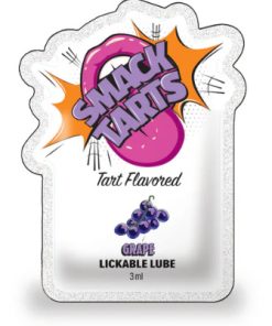 SMACK TARTS POUCH SOUR GRAPE LICKABLE LUBE FILLED POUCH