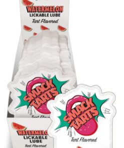 SMACK LICKABLE MASSAGE OIL 36 PC DISPLAY WATERMELON