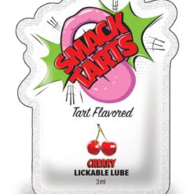 SMACK TARTS POUCH SOUR CHERRY LICKABLE LUBE FILLED POUCH