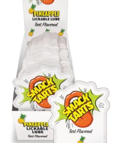 SMACK LICKABLE MASSAGE OIL 36 PC DISPLAY PINEAPPLE