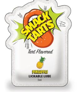 SMACK TARTS POUCH SOUR PINEAPPLE LICKABLE LUBE FILLED POUCH