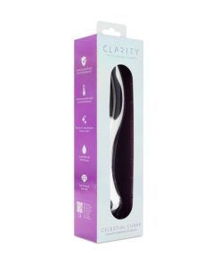 CLARITY GLASS DILDO CELESTIAL CURVE