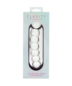 CLARITY GLASS DILDO CELESTIAL ORB