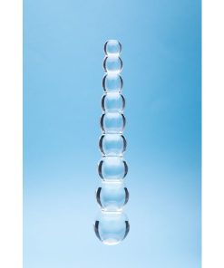 CLARITY GLASS DILDO ELYSIAN PEARLS