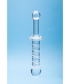 CLARITY GLASS DILDO ELYSIAN SWIRL