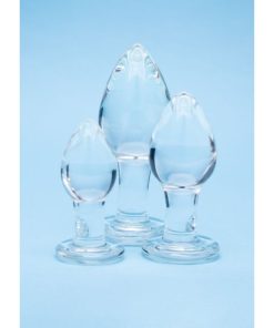 CLARITY GLASS DILDO UTOPIAN TRINITY