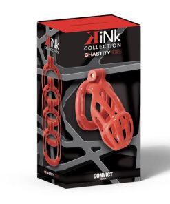 KINK CHASTITY CONVICT COCK CAGE M ORANGE