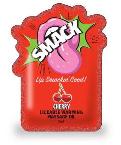 SMACK POUCH MASSAGE OIL CHERRY FILLED POUCH