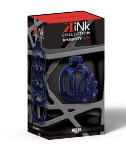 KINK CHASTITY HELIX COCK CAGE S DARK BLUE