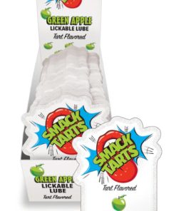 SMACK LICKABLE MASSAGE OIL 36 PC DISPLAY SOUR GREEN APPLE
