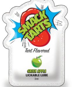 SMACK TARTS POUCH SOUR GREEN APPLE LICKABLE LUBE FILLED POUCH