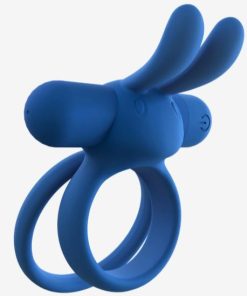 SCREAMING RECHARGEABLE O OHARE VIBRATING RING BLUE