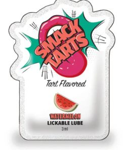 SMACK TARTS POUCH SOUR WATER MELON LICKABLE LUBE FILLED POUCH