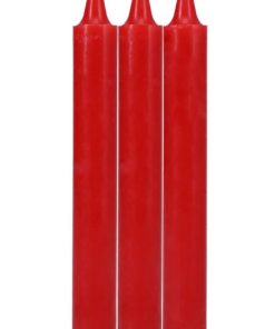 Alternative view of JAPANESE DRIP CANDLES RED