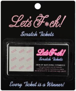 LETS FUCK SCRATCH TICKETS