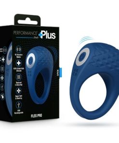 PERFORMANCE PLUS FLEX PRO VIBRATING COCK RING BLUE